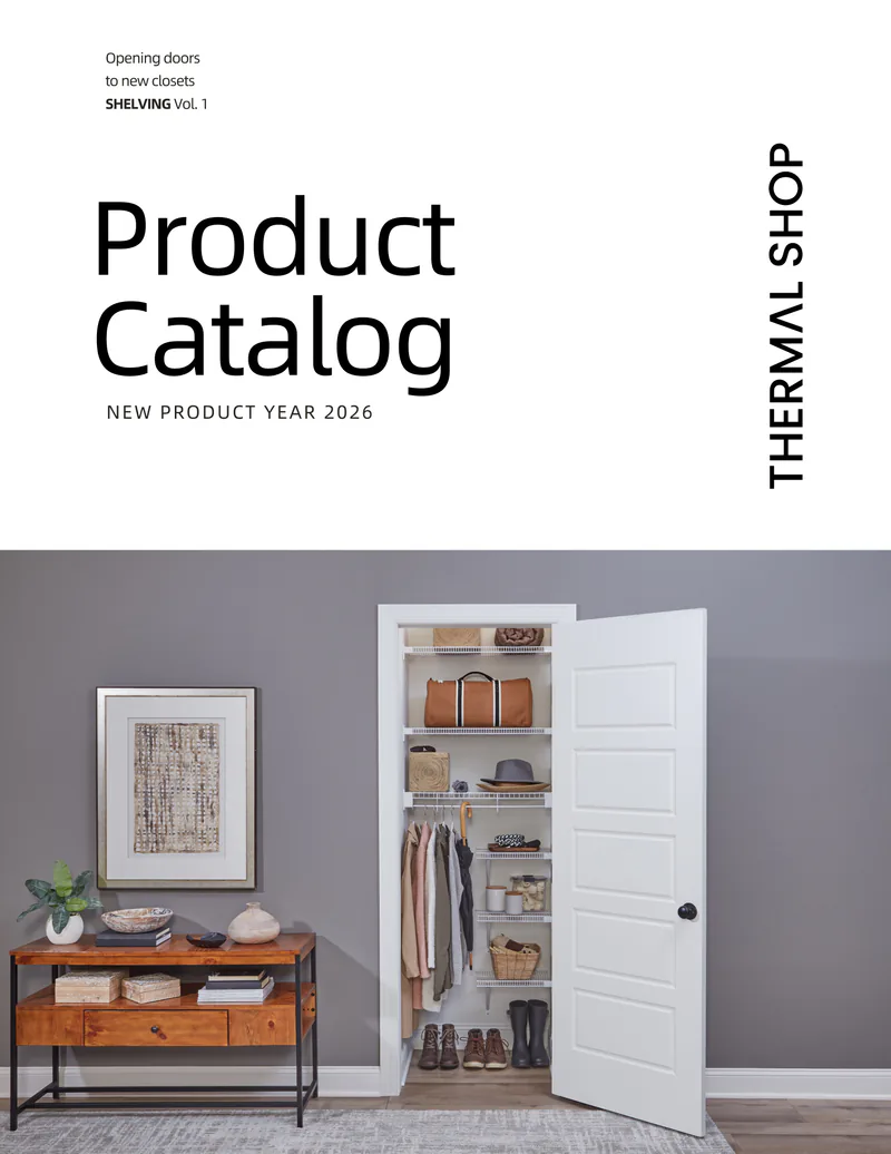 Shelving Product Catalog, front cover